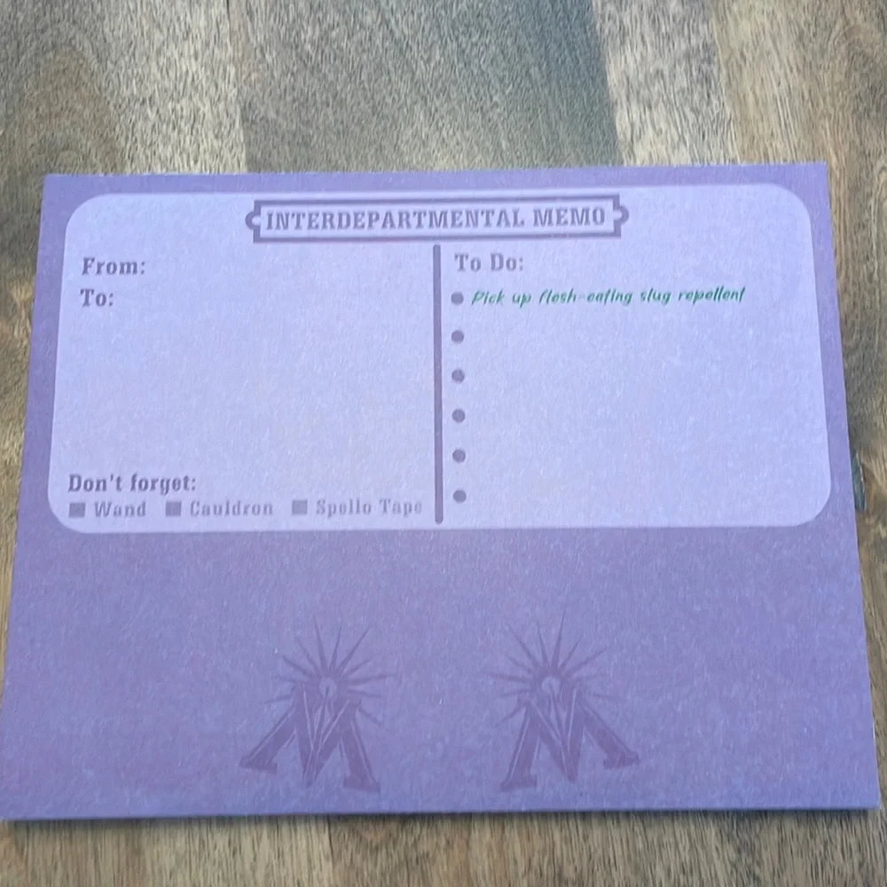 Harry Potter to-do notepad
